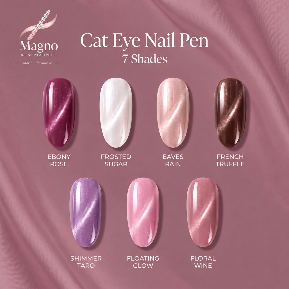 Magno™ – 7-in-1 Magnetic Cat Eye Nail Gel Pen