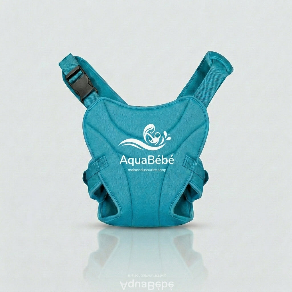 AquaBébé™ coloris Bleu — Porte-bébé aquatique piscine et plage