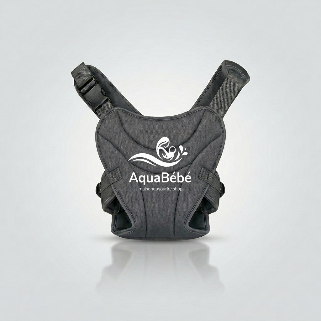 AquaBébé™ coloris Gris — Porte-bébé aquatique piscine et plage
