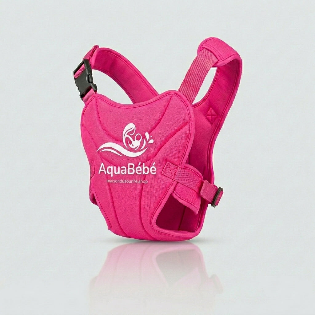 AquaBébé™ coloris Rosé — Porte-bébé aquatique piscine et plage
