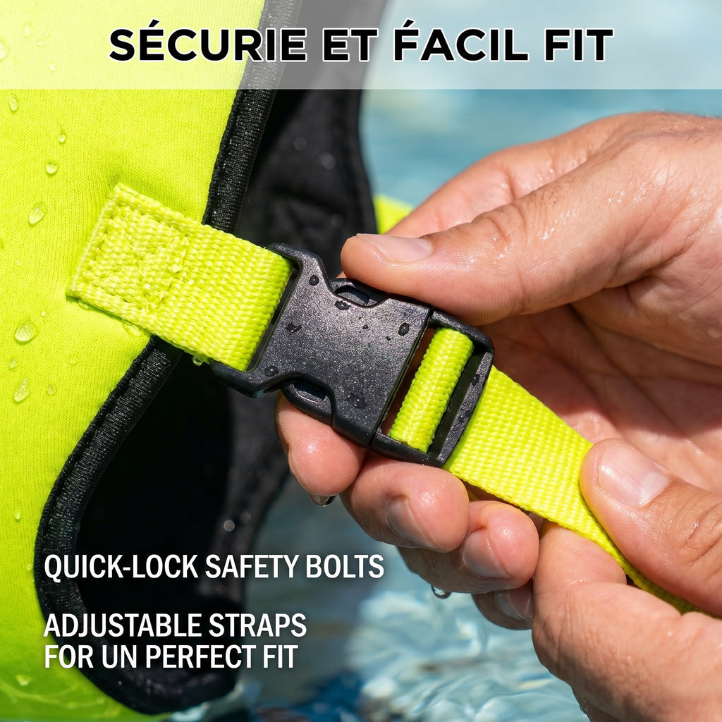 Fermetures sécurisées AquaBébé™ — Boucles de sécurité renforcées